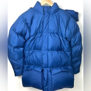 Vintage Marmot Mountain Works Goose Down Hooded Puffer Jacket
